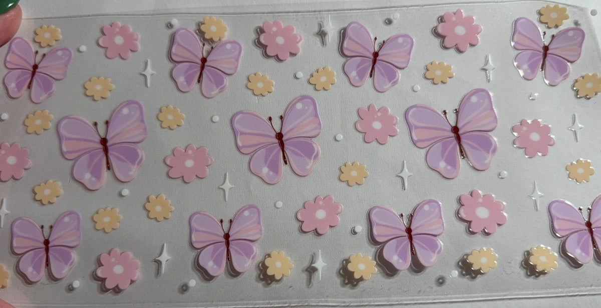 0021-Purple Butterflies