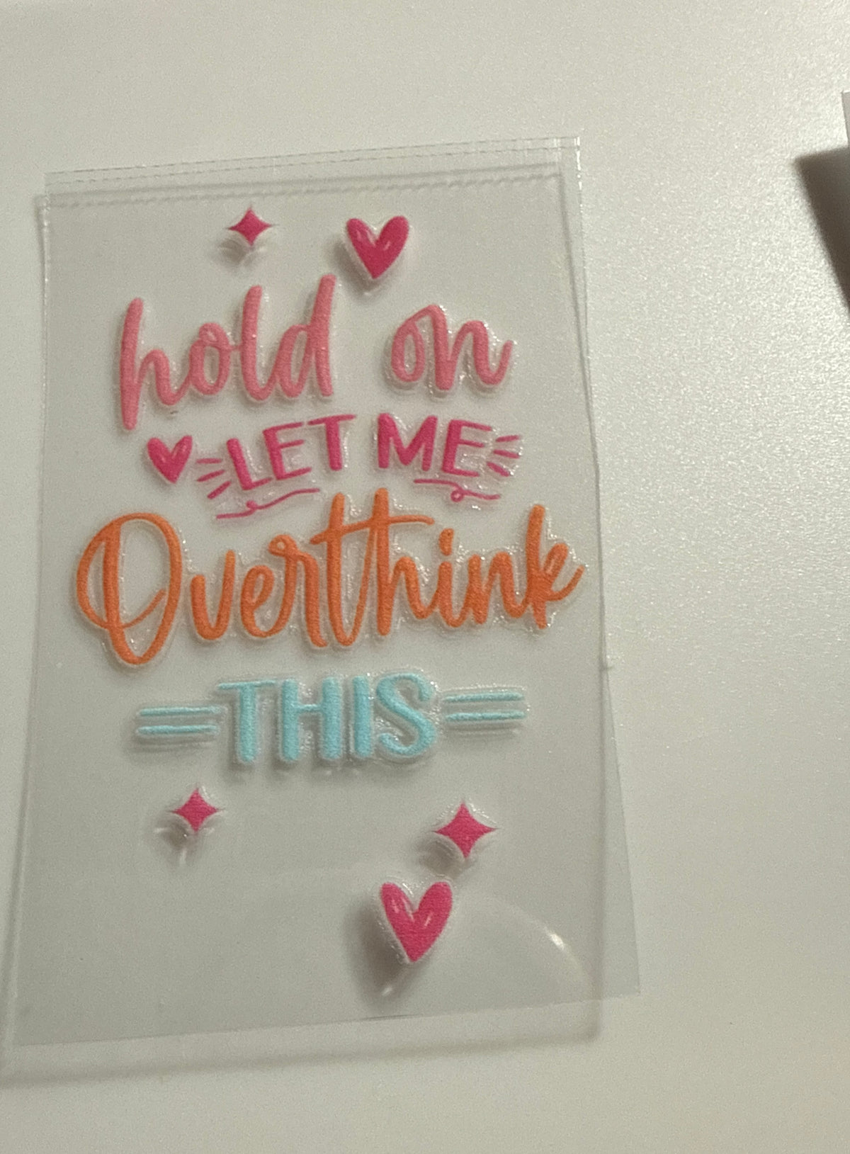 HK0010- Hold on let me overthink this