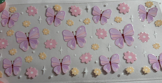 0021-Purple Butterflies