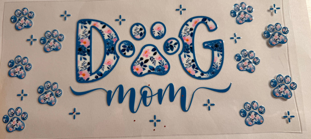 0012-Dog Mom Pink & Blue