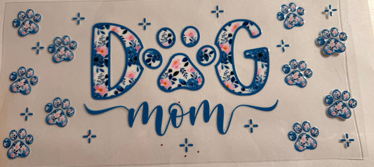 0012-Dog Mom Pink & Blue