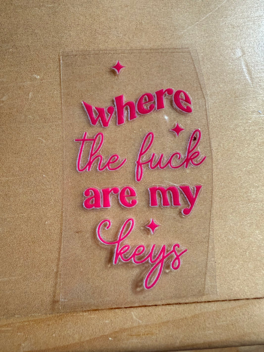 HK0001-Where the f*** are my keys